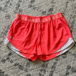 Under Armour Women's Coral Elastic Waist Running Shorts